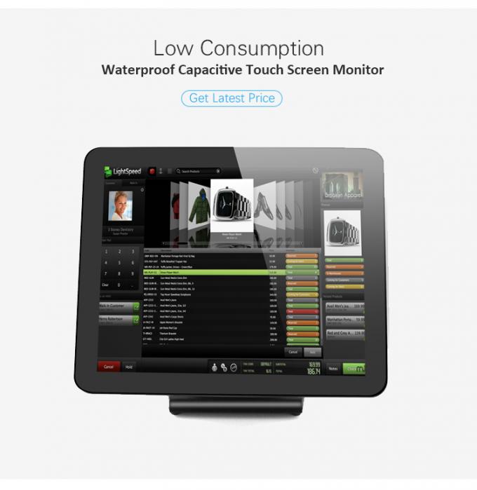 Fábrica monitor capacitivo de la pantalla táctil del panel plano lleno de Hd de la pantalla táctil de la posición Lcd Tft de 15 pulgadas
