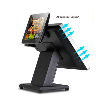 Dual Screen I3 I5 Windows Pos Machine All In One For Supermarkets